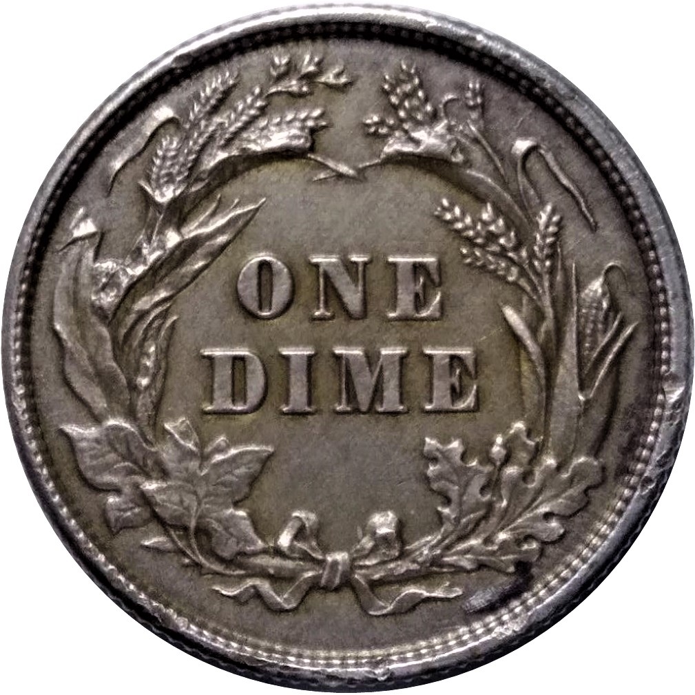1892-Barber-Liberty-Head-Dime-#2